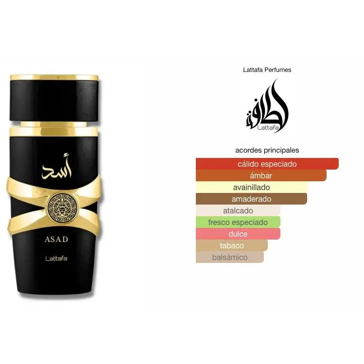 ASAD Lattafa - Eau De Parfum 100 ml Para Hombre